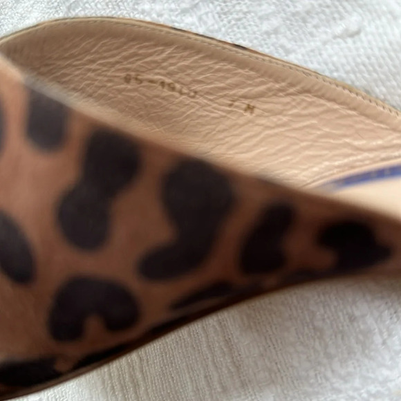 Stuart Weitzman Animal Print Suede Sandals, Size 7, Nearly New Condition - Picture 4 of 8